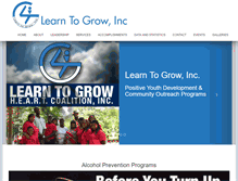 Tablet Screenshot of learntogrow.org